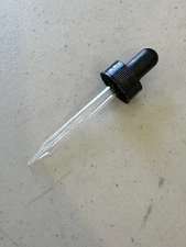 100 1 Oz GLASS DROPPERS (Pipettes) for Glass Boston Round Bottles Essential Oils