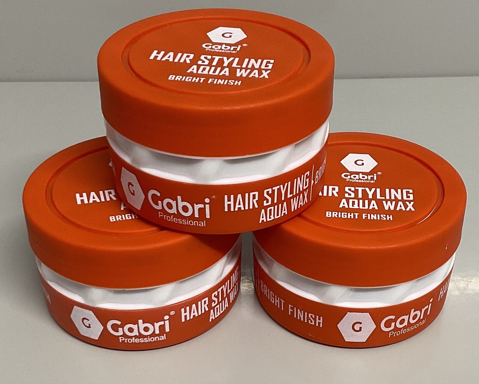 Gabri Hair Styling Aqua Wax 150ml / 5fl.oz - Orange - Pack of 3 - Image 3