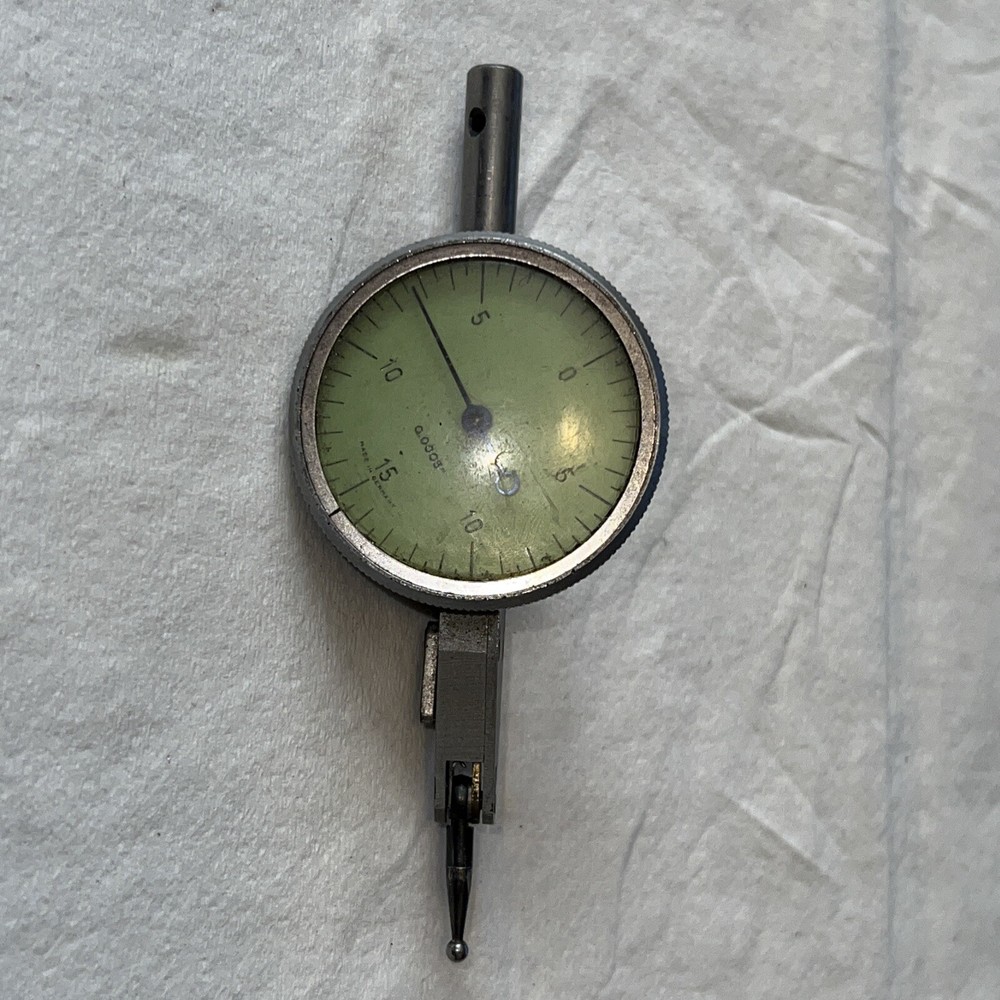 Vintage German-Made Dial Test Indicator 0.0005 Precision Measuring Tool  