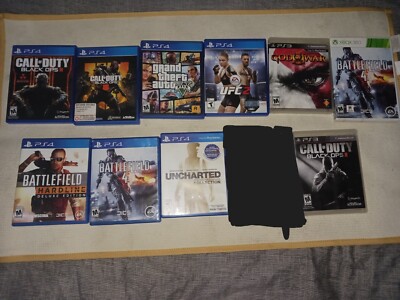 lot of ps4 ps3 & xbox games cd's of 10