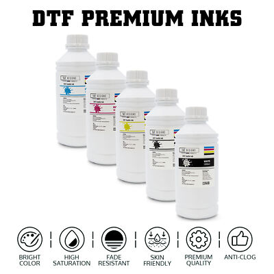 T-Shirt PREMIUM Direct to Film Transfer Pigmenttinte Druck DTF CMYKW - UK