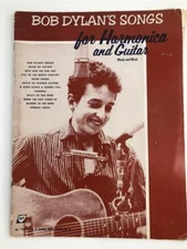Bob Dylan's Songs For Harmonica & Guitar Sheet Music 12 Tunes Blowin In The Wind