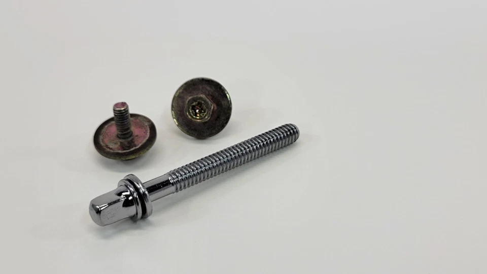 Premier Tom / Snare Drum Lug with Gasket and mounting screws - Chrome - Image 2 of 4