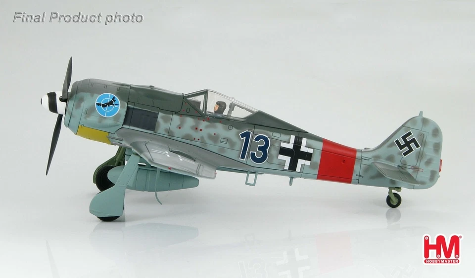 FW 190A LUFTWAFFE WALTHER DAHL GERMANY JANUARY 1945 - HOBBY MASTER HA7401 1/48 - Image 2 of 4