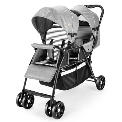 Geschwister Kinderwagen Geschwisterwagen Zwillingswagen Zwillingsbuggy faltbar
