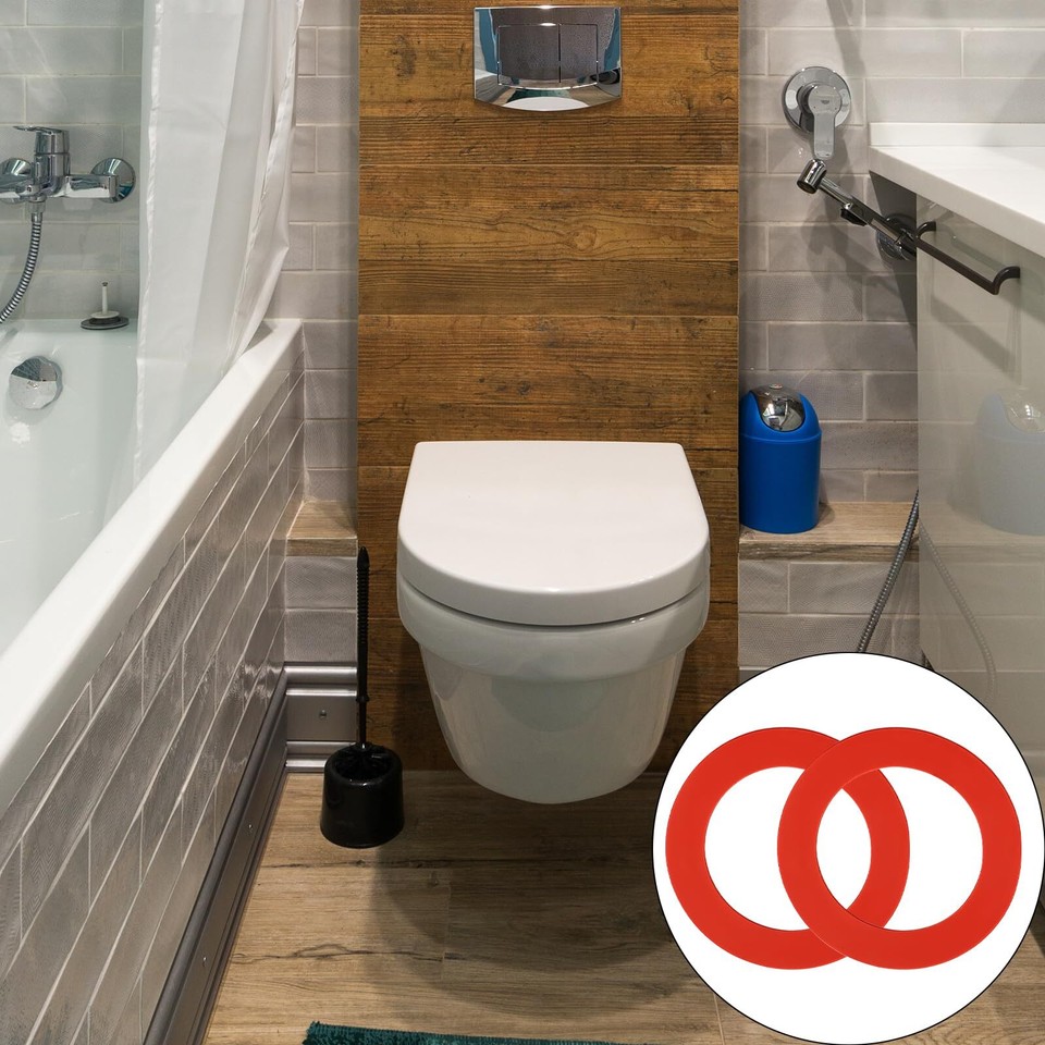 3pcs Flush Valve Seal for Mansfield Toilets Silicone Gasket