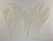 Vintage Ladies Long White Dress Gloves 16" WW