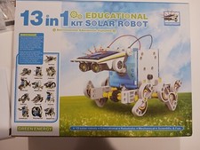 STEM 13-in-1 Solar Power Robots Creation Toy, Educational Experiment DIY Robotic