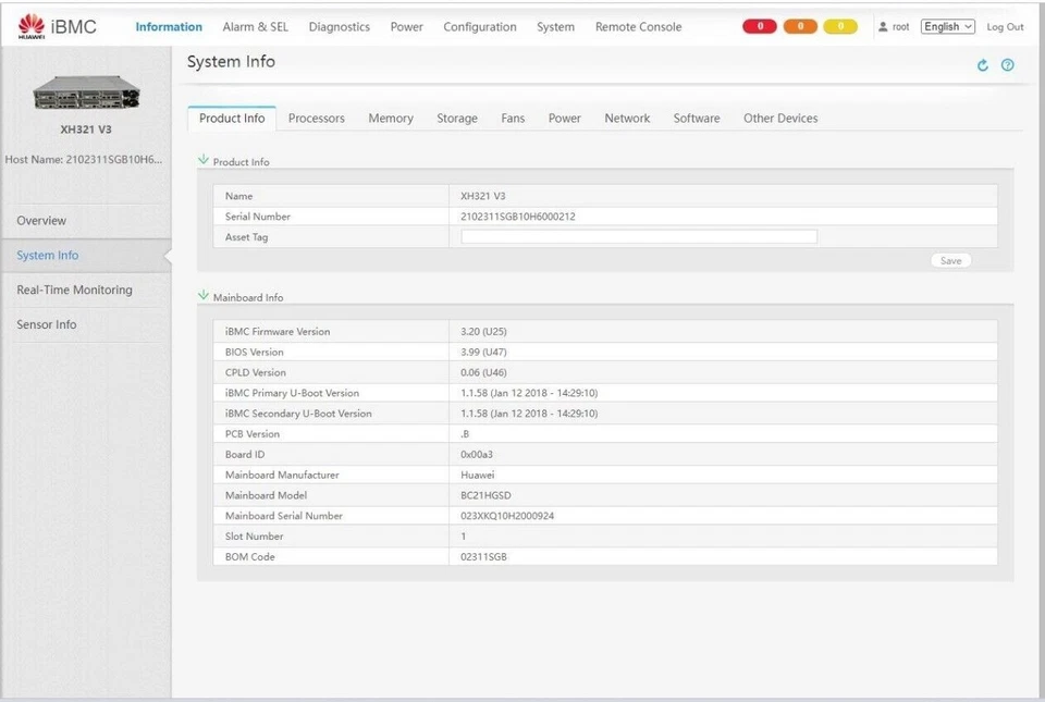 Huawei FusionServer X6000 2U 4 node 2U + 4x XH321 Server Nodes E5-V3/V4 CPU CTO - Image 2 of 4