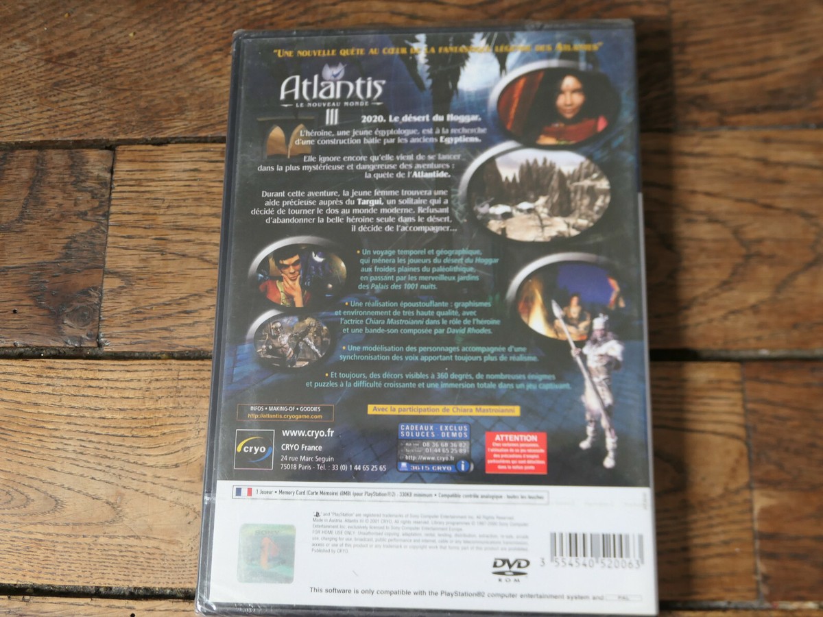 Atlantis III - The New World (Europe) (En,Fr,De) ISO for PS2