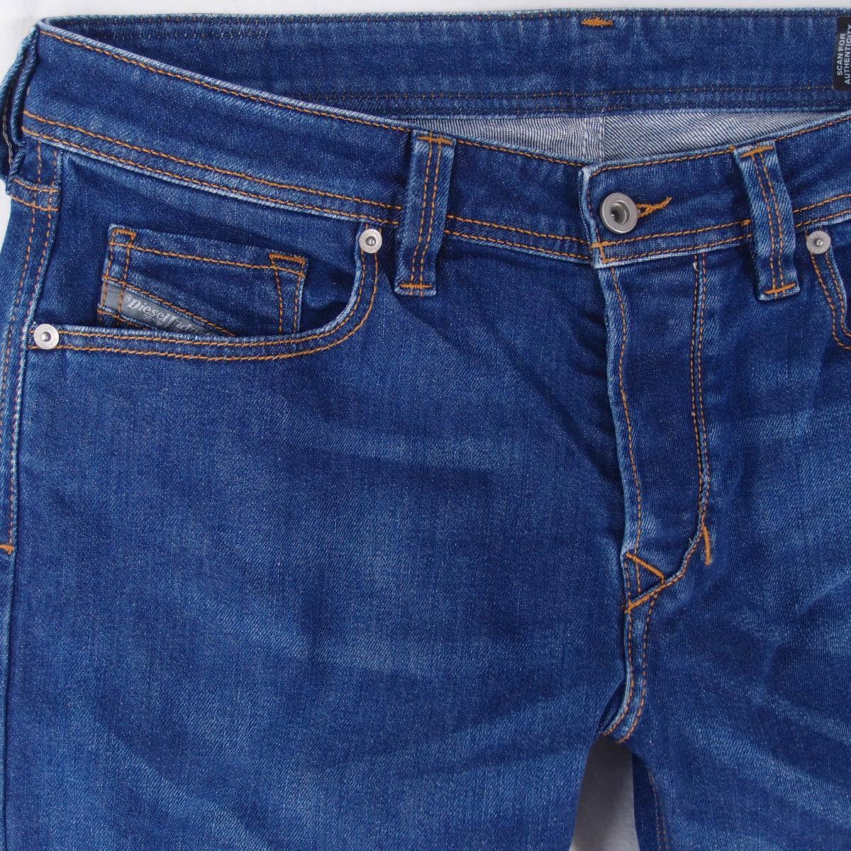 DIESEL Larkee-Beex 084BU W28/L30 新品 Mens Diesel LARKEE-BEEX 084YI Stretch Tapered Blue Jeans W32
