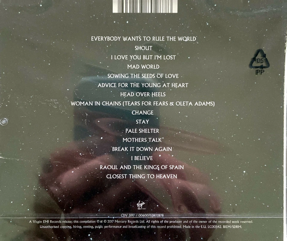 Tears For Fears CD Rule The World - Europe (M/M - Scellé) - Photo 3/3