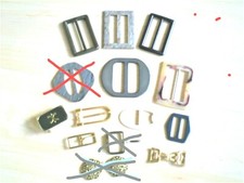 11 Schnallen Gürtelschnallen, verschiedene Größen, Materialien, Farben s. Foto