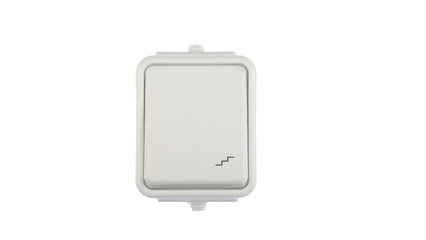 Cedar Hermetic stair switch IP44 10A white WNt-600C WNT600C01 /T2UK
