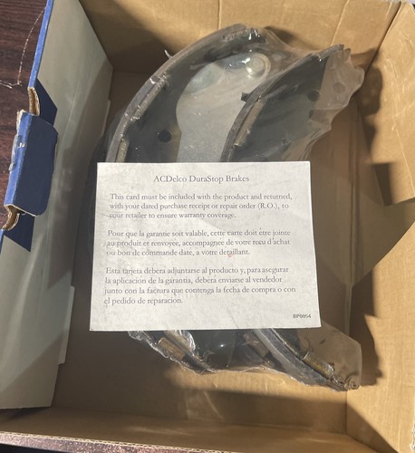 Drum Brake Shoe-Bonded Rear Set Rear ACDelco 17800B for sale online | eBay