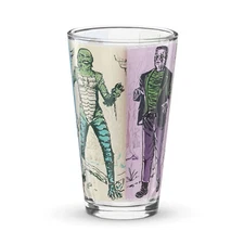 UNIVERSAL MONSTERS - PINT GLASS Shaker Monsters 