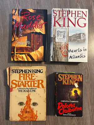 Firestarter, Hearts In Atlantis, Rose Madder, Dolores Claiborne - Stephen King