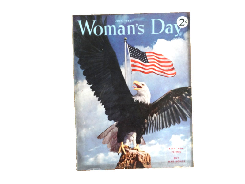Woman’s Day – July 1943 – American Eagle/Flag 