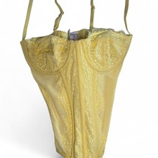Out From Under Yellow Lace Corset Top