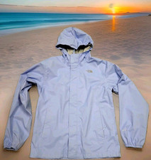 the NORTH FACE DRYVENT HOODED RAIN JACKET Girl's Size Large 14/16 Light Purple