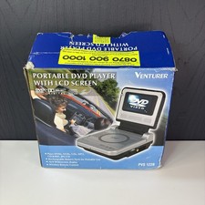Venturer PVS 122B Portable DVD Player with LCD Screen Boxed Vintage 2000s Tech