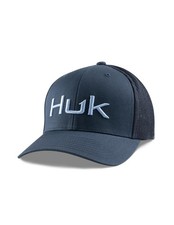 HUK Mens Trucker Hat Anti-Glare Snapback Fishing Hat Naval Academy One Size