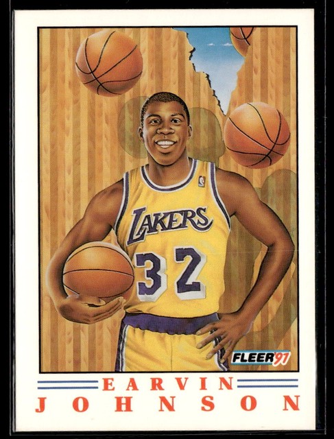 1991-92 Fleer #6 Earvin Magic Johnson Pro-Visions 4101B