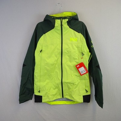 Helly Hansen Jacket Mens XXL Green Odin 9 Infinity Hooded Coat.