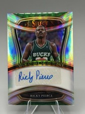2020 Select Ricky Pierce Signature Selections Silver Prizm Auto #SISRPI N1009