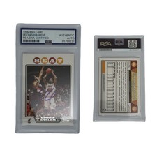 2008 Topps #72 Autographed Udonis Haslem Miami Heat Signed PSA COA AUTO NBA