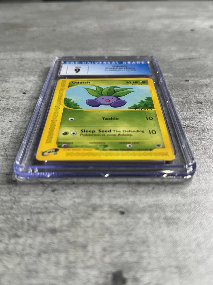 Pokemon Card Oddish CGC 9 Mint, e-Reader Expedition 122/165, 2002 - Image 3 of 4