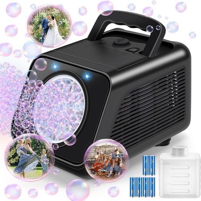 Bubble Machine Automatic Bubble Blower for Kids: Battery Operated Bubble Maker f