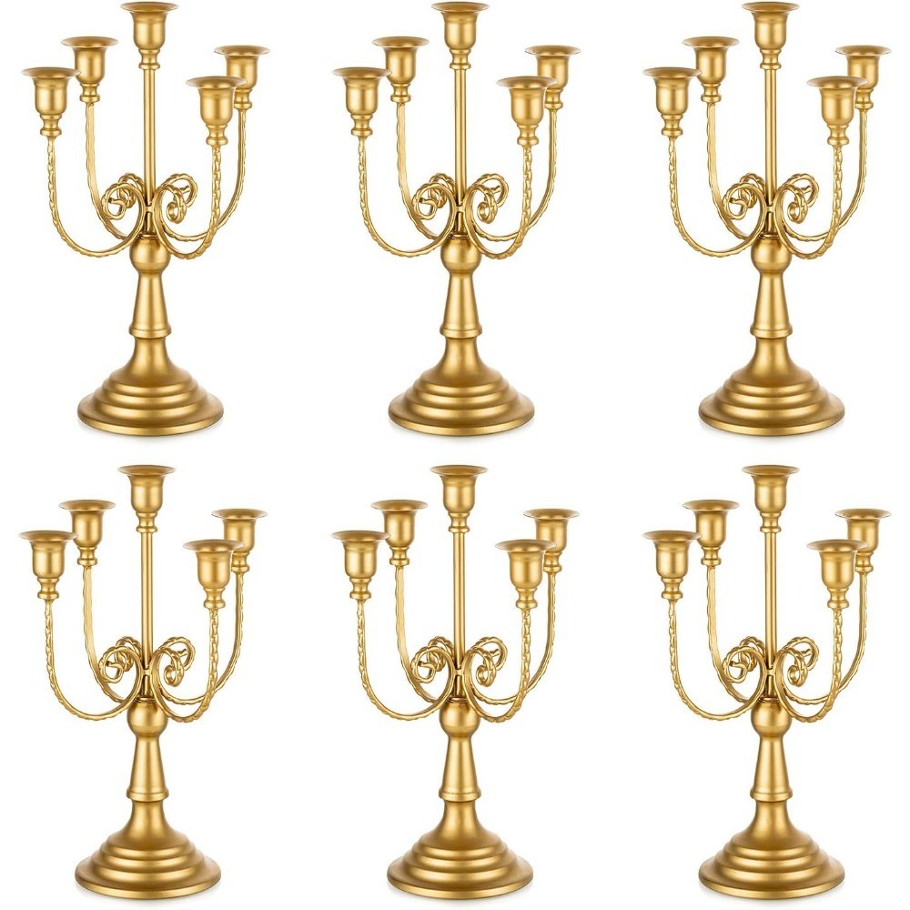 S 11.8 Inch Wedding Candlestick Set Of 6 For Table