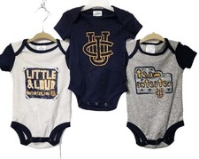 NCAA University Of California Irvine, Set Of 3Bodysuits, 3-6 Mo, NEW, SHIPS FREE
