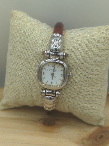 Vintage Joan Rivers Classics Silver Tone Fashion Faux Tortoise Shell Watch - Picture 2 of 11