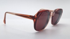 Vintage 10014 Brown Oval Sunglasses FRAMES ONLY