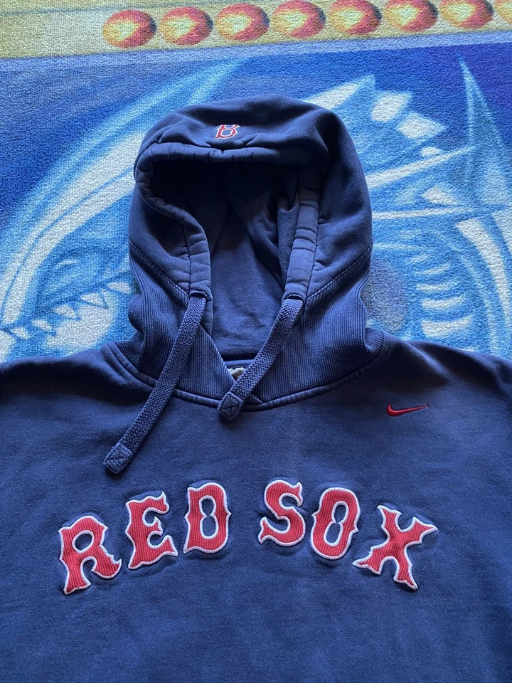 Sudadera con capucha Y2k Boston Red Sox para hombre M Nike Center Swoosh MLB sudadera de béisbol Foto 2 de 4