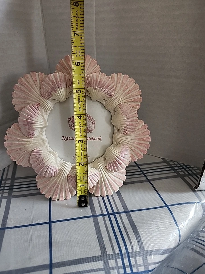 Marco de fotos Malden cerámica conchas marinas marco redondo 1993 Foto 4 de 4