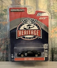 2017 Greenlight Hertiage Racing Black 2017 Ford GT Series 1  1/64 Scale