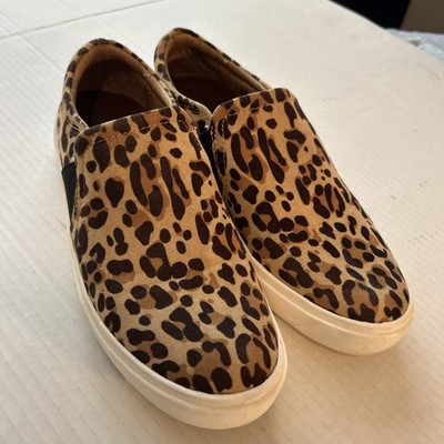 Dr. Scholls Be Free-Energy Tech Slip On Women s Shoes  Size 7 Cheetah Print