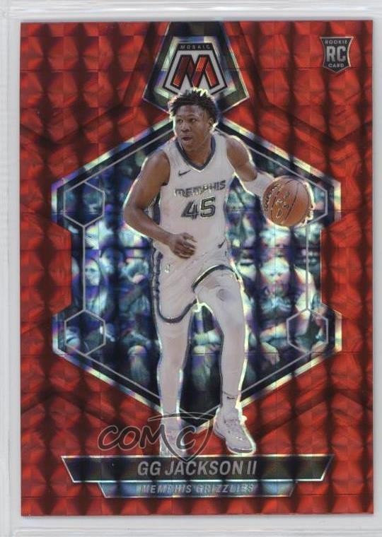2023-24 Panini Mosaic Rookies Red Mosaic Prizm GG Jackson II #228 1b30