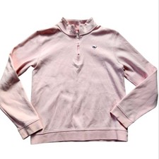 Vineyard Vines Girl Quarter Zip Pullover sz L 14 