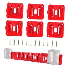Battery Holder for Milwaukee M18 18V Battery Mounts Dock Holder Fit for 6 Pcs