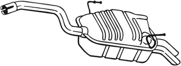 Bosal EndschalldäMpfer NachschalldäMpfer 190-903 FüR CitroËN Peugeot Lancia Fiat-image