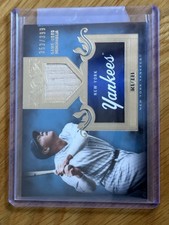 2011 Topps Babe Ruth Game Used Bat Card 353/399 Mint Condition NY Yankees