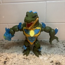 Beast Lab Dino Creator Raging Raptor Figure Lights and Sound Work New Batteries