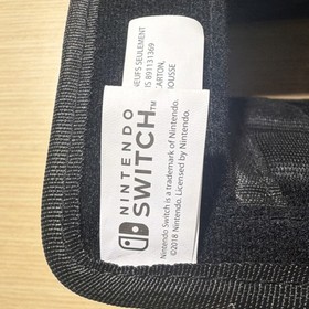 Nintendo Switch Console Black Bundle w/ Joy-Con, Charger, Case, Wi-Fi