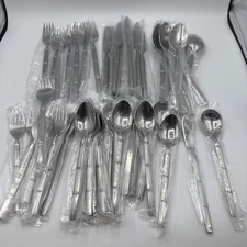 Stanley Roberts Bambu Stainless Flatware Set Japan 50 Pieces Service for 8 NEW