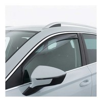 Windabweiser Regenabweiser FüR Skoda Karoq 2017-2026 5TüR Dunkel Acryl 2Tlg