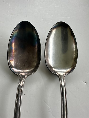2 Reed & Barton 1896 viktorianischer Esslöffel 7 1/4" Löffel versilbert - Bild 2 von 7